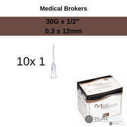 Mesotherapy needles 30G (0.3) x12mm 100 pcs