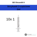 2-part syringes BD Discardit II 2ml 10 pcs