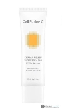 Cell Fusion C Derma Relief Sunscreen100 – Moisturizing cream for the whole family 50 ml