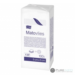 Non-woven compressions in a Matovlies 100 pcs. 5x5cm paper bag