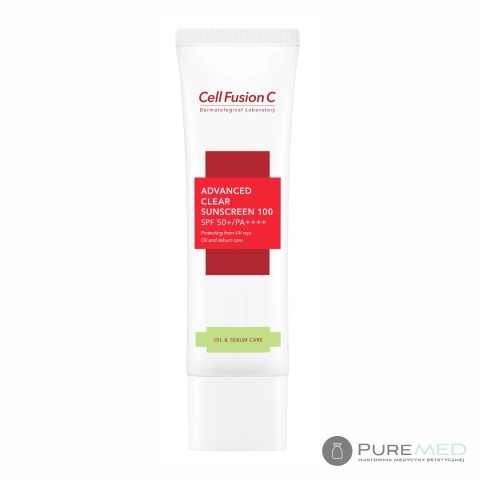 Cell Fusion C Advanced Clear Sunscreen SPF50+/PA++++ – Balancing cream for oily and acne-prone skin 50 ml 